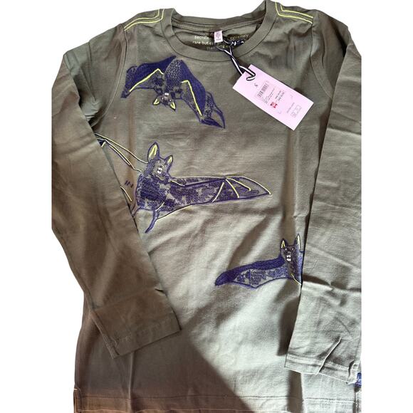 NEW Joules green bat Shirt size 11-12 - Picture 1 of 2